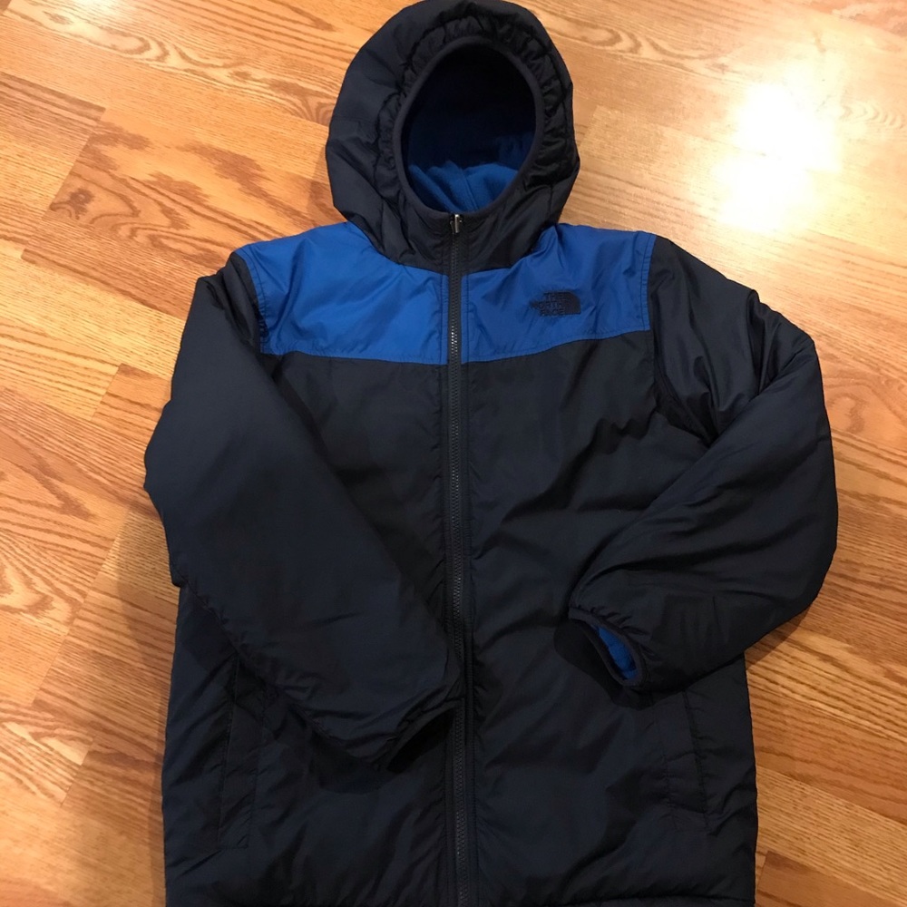 Boys North Face Jacket reversible